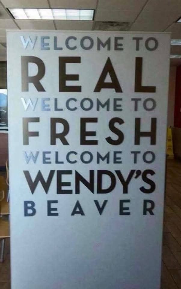 MysteriosoX's tweet photo. There's a branch of Wendy's in Beaver, Utah https://t.co/n0TqVOsX0Z