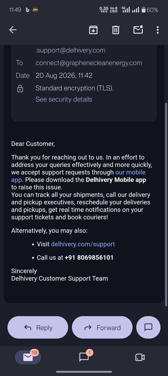 strenge_think's tweet photo. @AmazonInHelp @delhivery Blatant logistics fraud in Ahmedabad.High marked 'undeliverable' exactly 2 minutes after pickup.Courier email channels are bouncing back full.@amazonIN chat interface is failing. Escalated ticket is active need an urgent callback and investigation now! https://t.co/MijDW9ZNa4