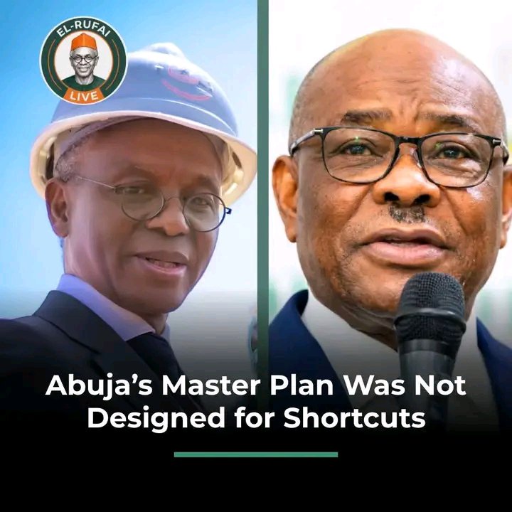 aliyuwali220's tweet photo. Abuja’s Master Plan Was Not Designed for Shortcuts

There was a time when Abuja was deliberately protected from disorder. Under Mallam Nasir El-Rufai’s stewardship as FCT Minister, the Master Plan was treated as a binding framework, not a flexible suggestion. Green areas were defended. Land use was enforced. Illegal structures were removed. The result was a capital that retained order, dignity, and long-term functionality.

That culture of discipline is now under serious pressure.

Approvals for construction on areas previously marked as unsuitable for development send a dangerous signal. Once the principle of controlled planning is weakened, the consequences do not appear overnight. They emerge years later in flooding, congestion, collapsed infrastructure, and the quiet suffering of ordinary residents who had no hand in the decisions that created the problem.

The case of the Kugbo Bus Terminal is instructive. A facility inaugurated with fanfare was significantly damaged by a rainstorm in less than a year of its existence. When infrastructure fails so quickly, the question is no longer about natural weather alone. It becomes a question of standards, supervision, and the difference between rushing for quantity and insisting on quality.

Abuja was never meant to be a city of temporary structures and reactive demolitions. It was designed as a planned capital. The Master Plan existed to protect the city from the very disorder now creeping back into its spaces. When that plan is treated casually, innocent citizens eventually pay the price ; through loss of property, environmental damage, and the gradual erosion of the city’s character.

Cities are not built by announcements. They are sustained by consistency, technical discipline, and the courage to say no when short-term interests demand otherwise. Quality will always outlast quantity. And history will remember which approach truly served Abuja.

The Movement is Rising.

#ElRufaiLive�#AbujaMasterPlan�#QualityOverQuantity