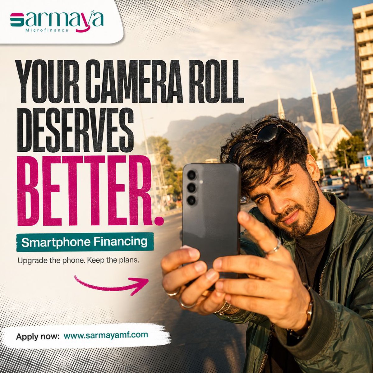 sarmayamf's tweet photo. Big ideas need the right screen. 💻✨

Whether you’re creating, learning or building your next big thing—upgrade your laptop with easy financing from Sarmaya Microfinance.

Create more. Pay easy.

Apply now: https://t.co/adgjIQBwsi https://t.co/n7ux4fgOFM