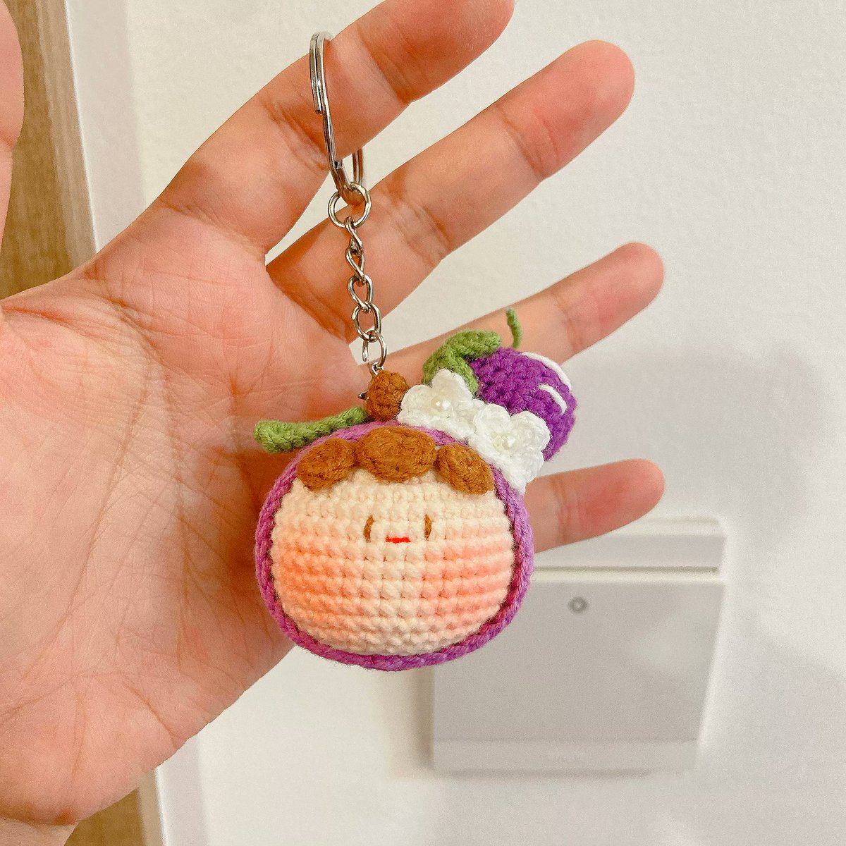 Tdycrypto's tweet photo. Just finished a cute woven keychain with old fabric scraps! No waste, all creativity  Handmade joy that’s small but full of heart. https://t.co/MtWpMdOxyJ