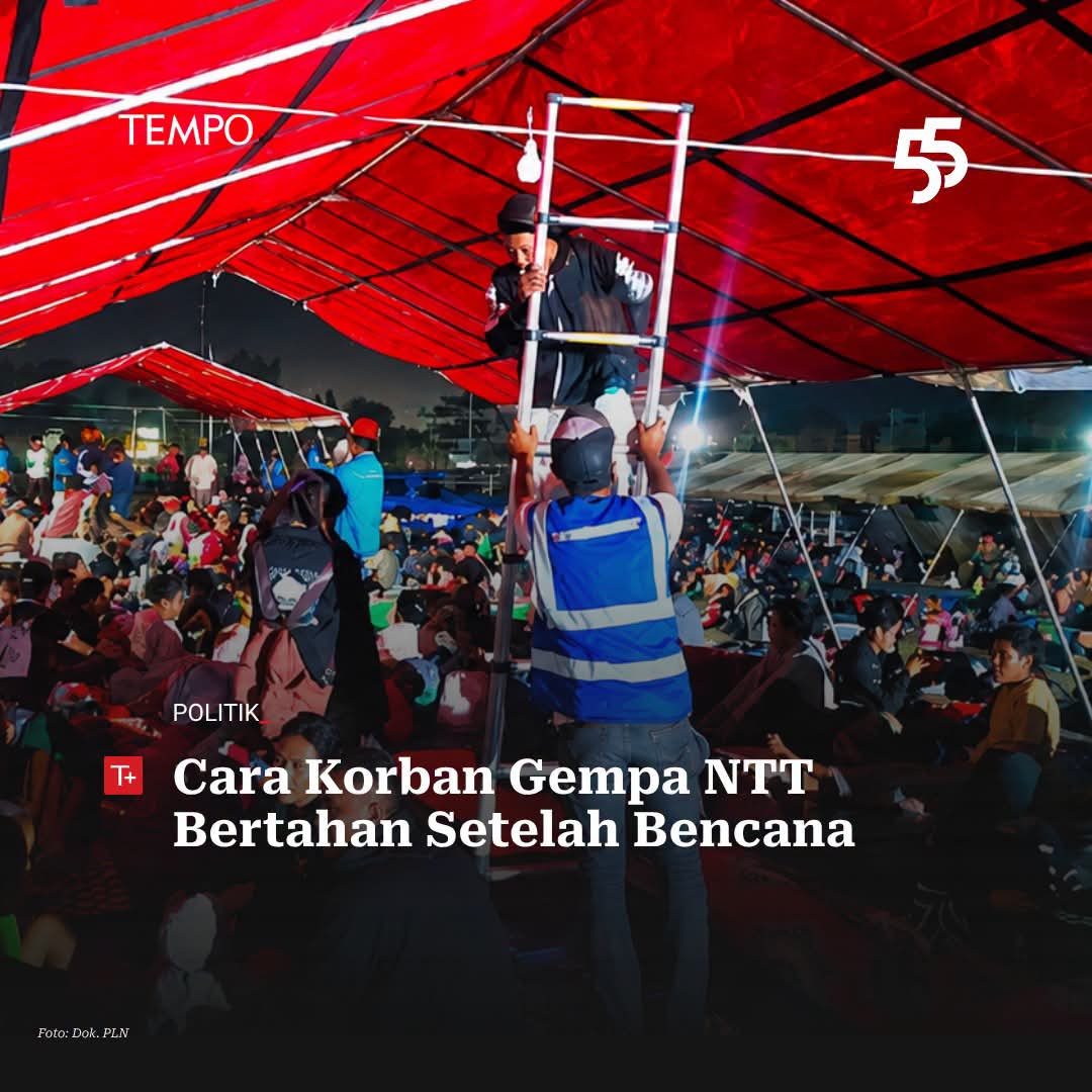 tempodotco's tweet photo. Korban gempa NTT bertahan dengan air yang mengandung kapur untuk kebutuhan sehari-hari karena bantuan dan akses air bersih belum memadai.

Bagaimana korban gempa NTT bertahan setelah bencana?

Baca selengkapnya: https://t.co/MkcbFGnNgQ https://t.co/IrcNHhs0TH