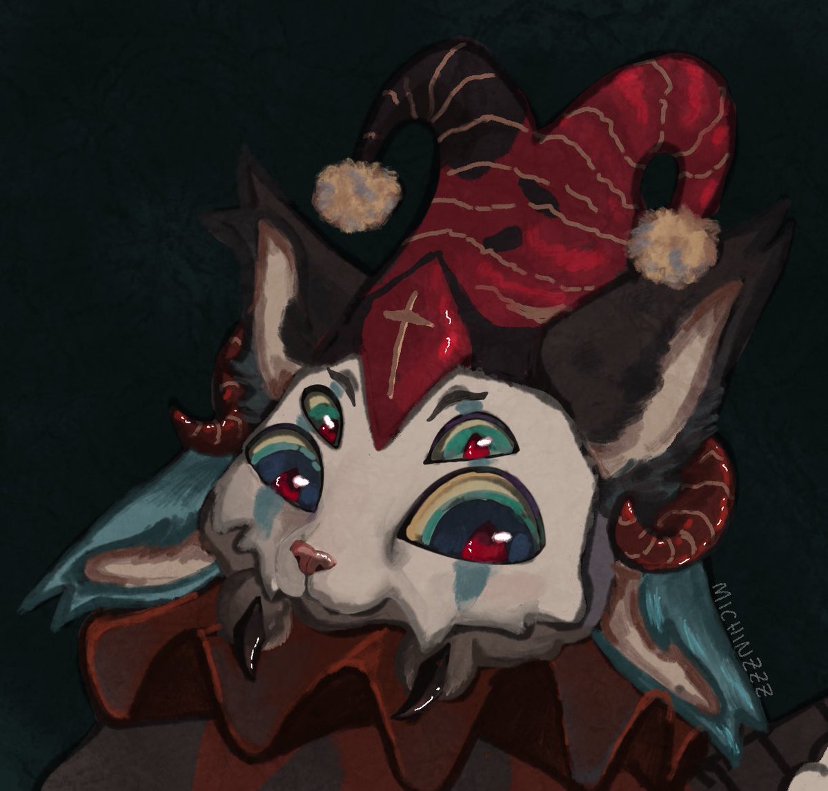 Michinzzz_'s tweet photo. @franziejunk I’m down to be art moots! I’m new to the furry fandom and I’ve been experimenting with my art style this ones from art fight https://t.co/ZoStHCicB7