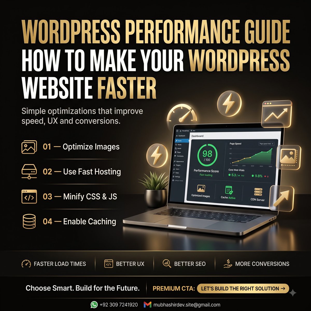 mubbashirdev's tweet photo. Your WordPress website doesn't have to be slow.

Start with:
→ Image optimization
→ Fast hosting
→ Caching
→ CSS/JS optimization
→ Core Web Vitals

A faster site means a better experience — and potentially better conversions.

#WordPress #WebDev #SEO #WebPerformance https://t.co/8QMGjNoUyL