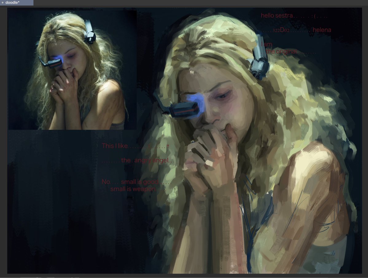 yeoshikaru's tweet photo. sorry oomfs our regularly scheduled bcs doodles will resume shortly... but heres another orphan black helena piece because i have so much love for tatiana maslany https://t.co/PhDPHyw3wD