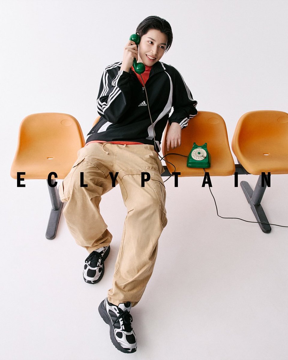 anchanspace's tweet photo. 🐘#LOUIS for LNGSHOT x ADIDAS Korea

Eclyptain (February 2026) &amp; Adistar MLD (August 2026)✨

➖
somehow biglou always ended up with that type of orange bench chair (?)🥹

#LOUIS #루이 #ルイ
#롱샷 #LNGSHOT #ロンシャ #아디다스오리지널스 #아디다스오리지널스X롱샷 https://t.co/AfgwzM76cp