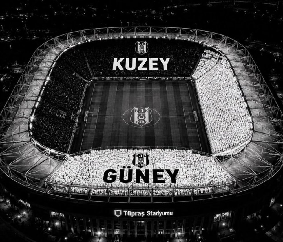 CokSevdikkBeAbi's tweet photo. Kuzey tribün SİYAH
Güney tribün BEYAZ https://t.co/EsGmlkBqEH