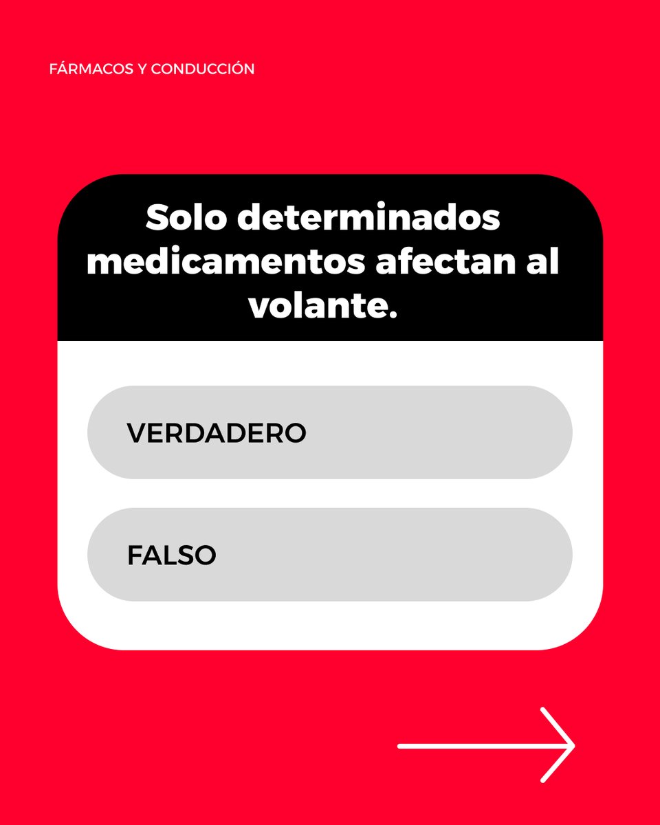 fmapfre's tweet photo. 🚗💊¿Verdadero o falso? 

No solo los tratamientos para dormir pueden afectar al volante. Algunos antihistamínicos, colirios o relajantes musculares también influyen en tu capacidad de reacción.

https://t.co/sz7NecOPyr

#SeguridadVialFM #ConducciónSeguraFM #FármacosYConducciónFM https://t.co/3SeRMd4QdL