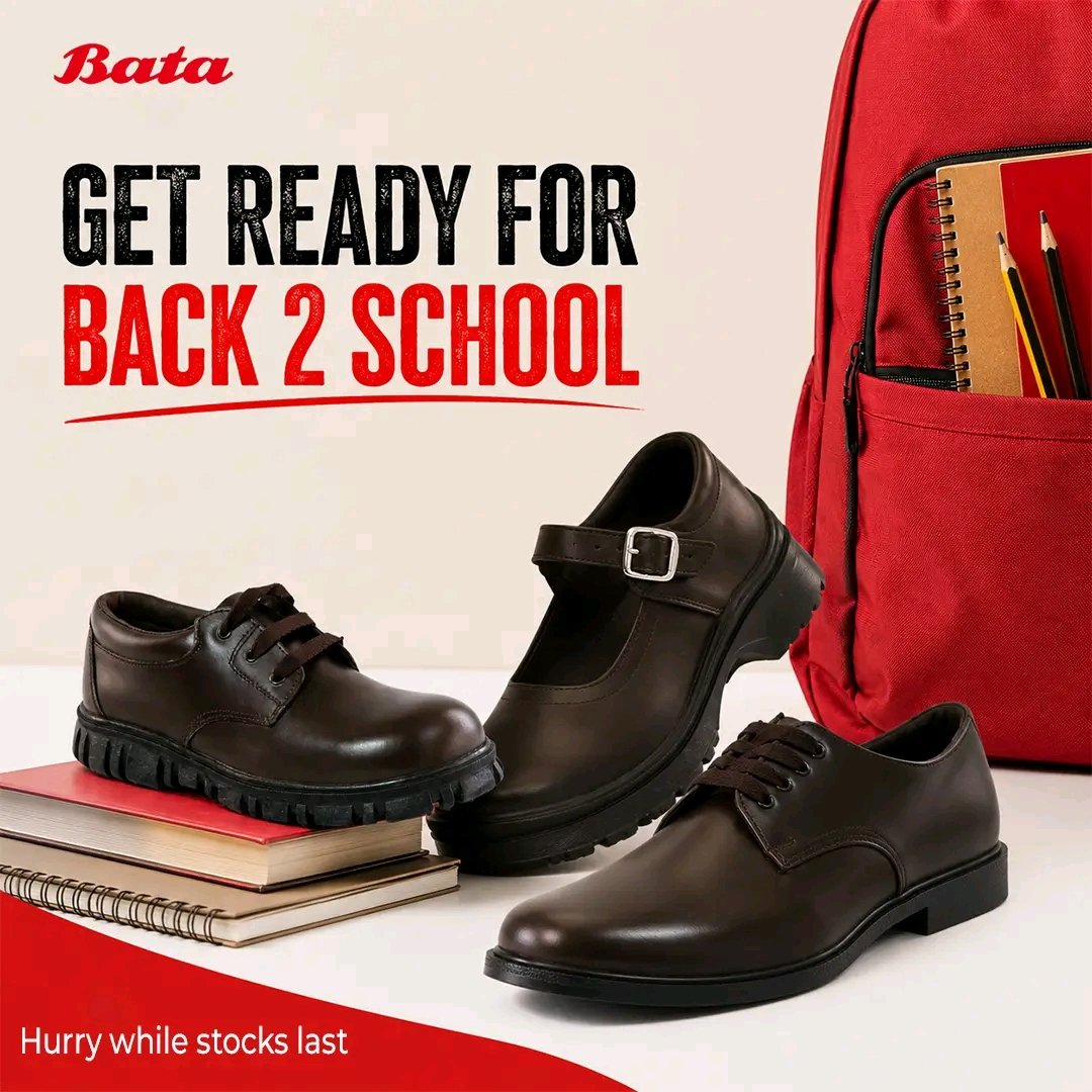 batazim's tweet photo. Choose the pair that’s ready for every lesson, every break and every step.
Visit your nearest Bata store and get school-ready today.
#BataShoes #BataZim #unreasonablygoodshoes https://t.co/IU2xszSsIv