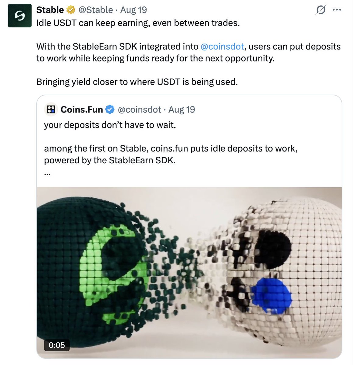 MerlinoUSDT's tweet photo. If you’re a fefer:native  holder, you need to read all of this! It’s extremely important. (THREAD 🧵) ⚠️

This is not FUD, it’s just awareness. I’ll try to go through everything that is happening. I could be wrong, but better safe than sorry.

Let’s start from the beginning.

@coinsdot  was reposted by the official @stable account for some strange and unknown reason. But we, the fefer:native community, have reasons to believe that there is a possibility that what happened with NOXA on Robinhood could be about to happen again. Maybe we’re wrong, and if that’s the case, @coinsdot will have every opportunity to explain themselves publicly.