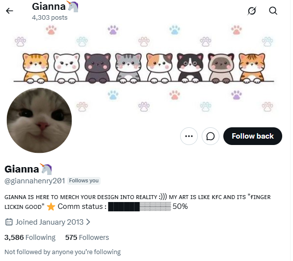 Garkalagarka's tweet photo. I am too old for this. For my followers, precaution with accounts like this. First they follow you, asking that you follow back them, like with hundred more guys. Then, want to talk about your character and ideas they have, and ask to be buyed a commision.

Scam. Stay away guys. https://t.co/9BE2Mfy6au