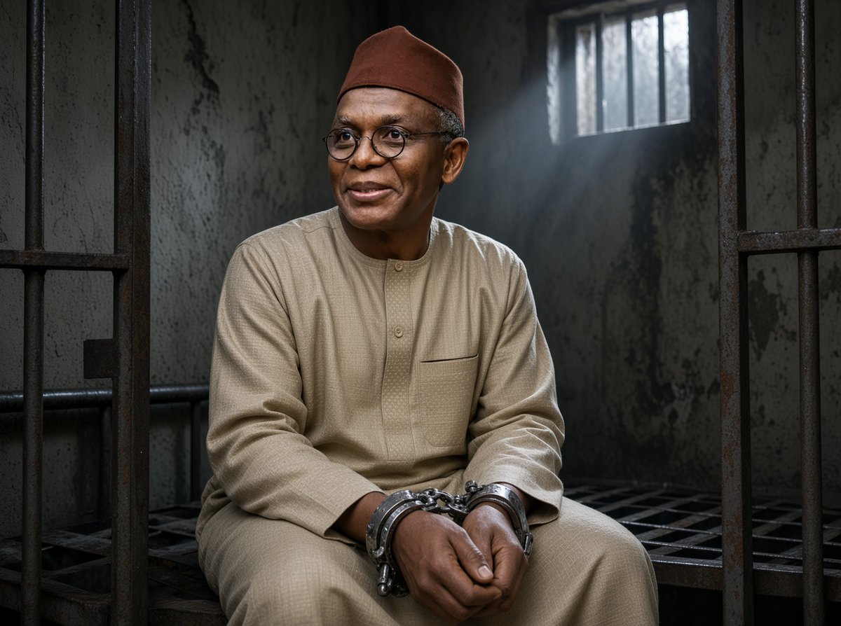 Dee_9889's tweet photo. For those of you killing yourselves for Tinubu and APC, remember El Rufai did more than you…

He lied for Tinubu 
Answered questions for Tinubu
Danced with Tinubu 
Gave him 60% of votes from the north 
Campaigned for him…

WHERE IS EL RUFAI TODAY? 
MAKE UNA USE BRAIN OHHHHH https://t.co/S5KfBKXGwS