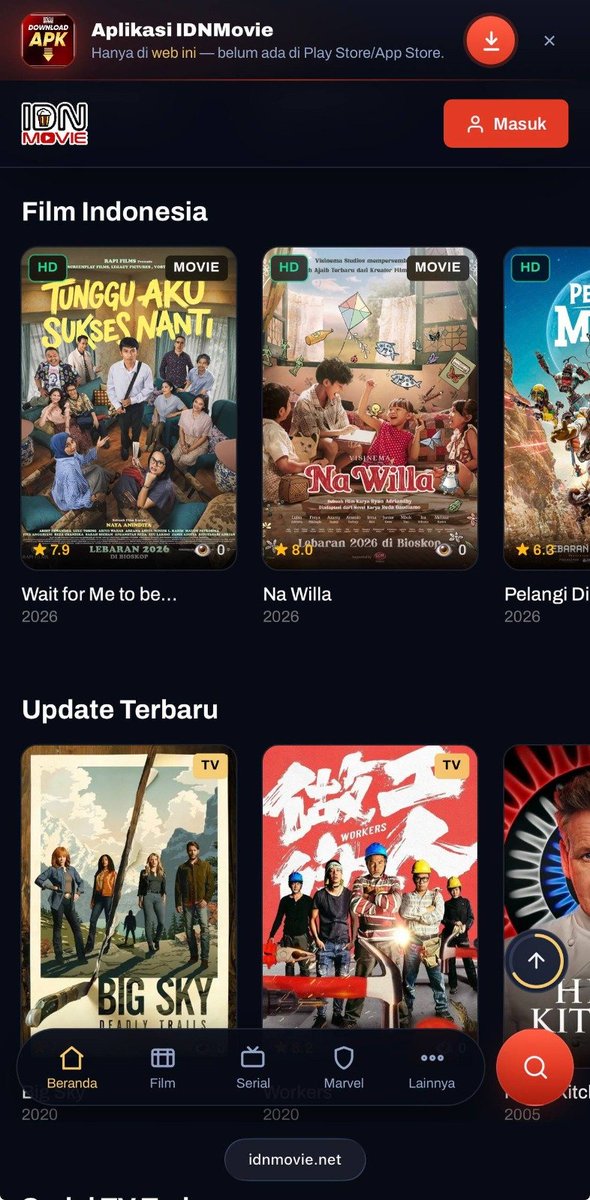 Cicakmuletos's tweet photo. Nemu harta karun tontonan baru di https://t.co/HyuqvS7mQ9! Cocok banget buat yang hobi maraton film tiap libur. #IDNMOVIE https://t.co/DRH7NQflsu