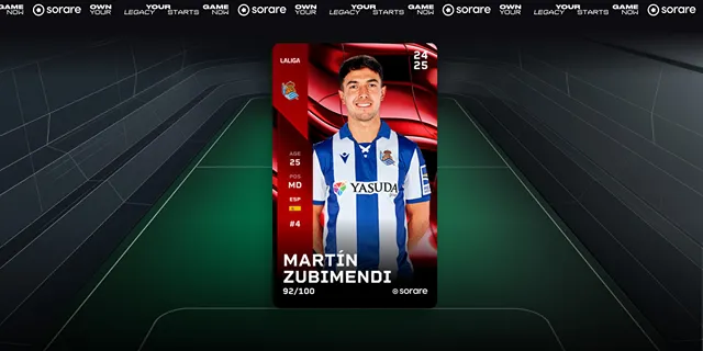 Trendemen's tweet photo. #Sorare RARE "Zubimendi" #GIVEAWAY!

I will be giving away a rare "Zubimendi" to one of my followers!

To Enter: Follow, Like / RT &amp; Comment ur sorare username!

I will dm the winner this weekend!😊

#soraregiveaway #giveaway #freecard #sorare https://t.co/NYenZh59Ht