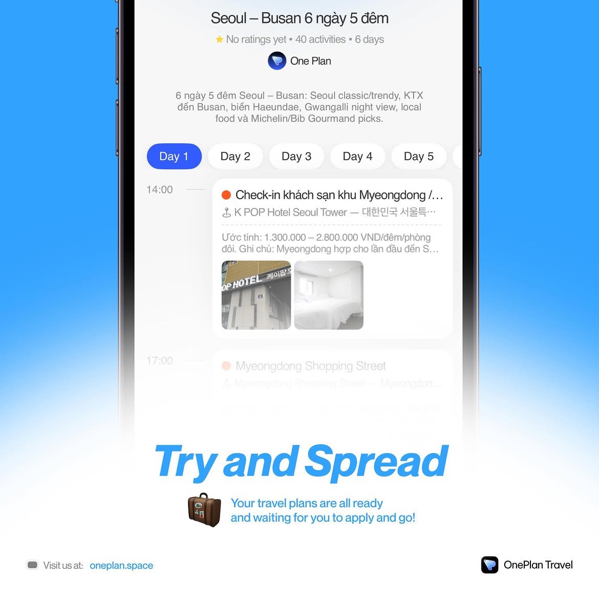 OnePlan_Travel's tweet photo. Group trips don’t fail because people lack ideas. They fail in the gap between "saved this Reel" and "who’s booking what?"

OnePlan is turning that messy middle into one shared plan. Next step: coordination + payments onchain.

Less chaos. More trips ✈️ https://t.co/NkXqASHiLH