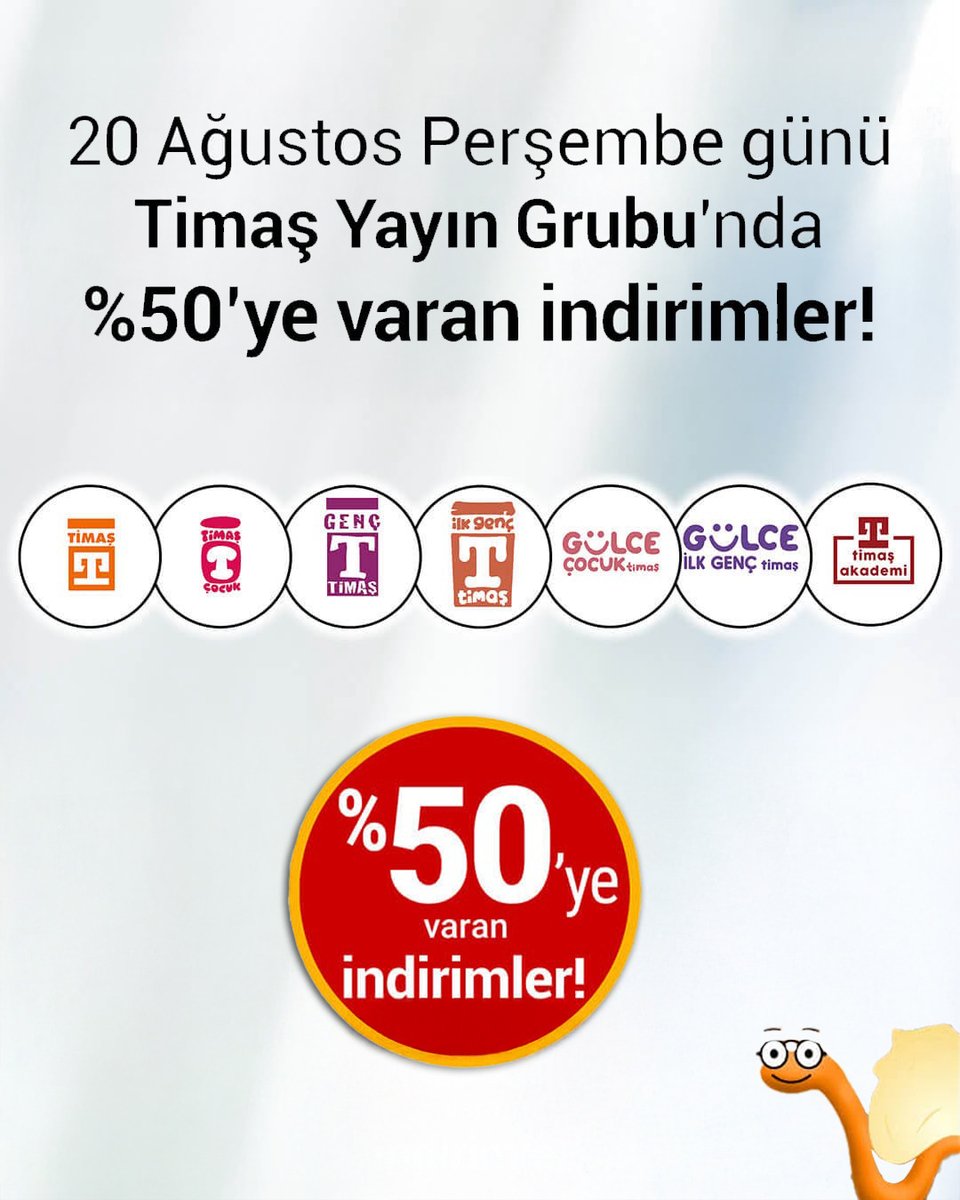 timastarih's tweet photo. Bugüne özel Kitapyurdu'nda tüm kitaplarda %50'ye varan indirim! 

İncelemek için: https://t.co/5iF2WJ98IM https://t.co/qUiKB1JyIb