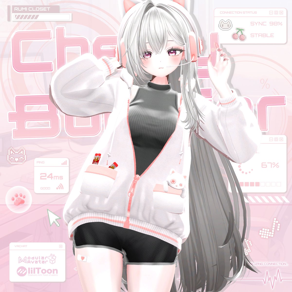rumicloset's tweet photo. 🍒『Cherry Buffer』🍒

✨発売記念✨
【OneDay SALE】
8/20(木) 17:00 ～ 8/21(金) 18:00
単品：1,200円 → 490円
フルパック：2,400円 → 980円

【通常SALE】
8/21(金) 18:00 ～ 8/26(水) 18:00
単品：1,200円 → 800円
フルパック：2,400円 → 1,600円

🎁 Follow ＆ RTキャンペーン開催中 
抽選で5名様にプレゼントいたします。 
🗓️2026/8/26 18:00まで

🍒『Cherry Buffer』🍒

✨발매기념✨
【OneDay SALE】
8/20(목) 17:00 ～ 8/21(금) 18:00
단품：1,200円 → 490円
풀패키지：2,400円 → 980円

【일반SALE】
8/21(금) 18:00 ～ 8/26(수) 18:00
단품：1,200円 → 800円
풀패키지：2,400円 → 1,600円

🎁 팔로우 & 리트윗 캠페인 개최 중 
추첨을 통해 5분께 선물로 드립니다.
🗓️2026/8/26 18:00까지

🔗https://t.co/XsyszHpBRI

#VRC #VRChat #BOOTH #3D衣装
