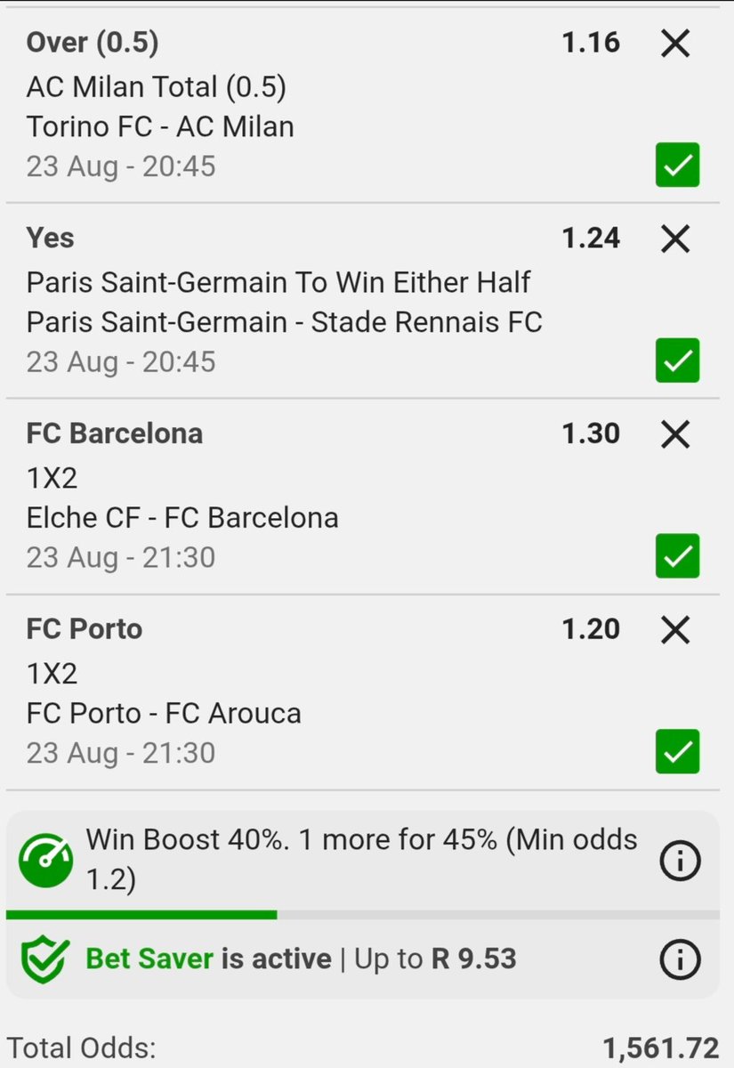 Percy_Nkatlo's tweet photo. 1.5k odds football slip💥🔥💸💰⚽🤑
BW6A24A68D - pls retweet for punters https://t.co/SwJDTksR4Q