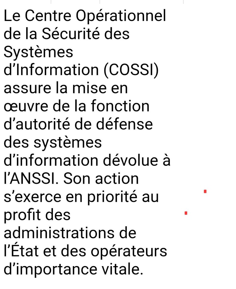_SaxX_'s tweet photo. SVP vous pouvez dire à Sébastien Lecornu qu'il y déjà un CERT à l'ANSSI !?

SVP vous pouvez dire à Sébastien Lecornu qu'il y a déjà une unité de réponse d'urgence à l'ANSSI qui s'appelle le COSSI !?

Et à toutes les personnes à qui ça ne parle absolument pas, petit récap :

👉🏾 En mars 2011, le ministère de l'Économie et des Finances (Bercy) a subi une cyberattaque sans précédent ciblant plus de 150 ordinateurs et des documents ultrasensibles liés à la présidence française du G20.

👉🏾 L'intrusion datait en réalité de décembre 2010. Et c'est sous la coordination initiale de l'ANSSI -l'Agence Nationale de la Sécurité des Systèmes d'Information- et plus spécialement le COSSI -Centre Opérationnel de la Sécurité des Systèmes d'Information- qui était intervenu ! 
cc Patrick Pailloux 

[...]

Donc encore une fois l'annonce d'hier est totalement hors sol et ne viendra rien solutionner ! 

Je m'arrête là...