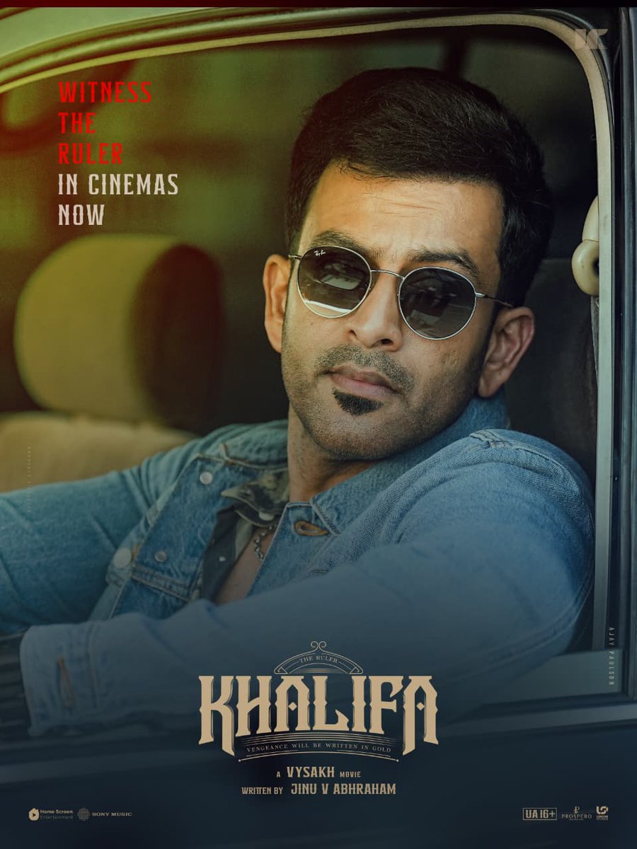 homescreenent's tweet photo. Witness the ruler in cinemas now! 👑🔥

#Khalifa is now in theatres! 🎬⚡

@khalifathemovie • @PrithviOfficial • #Vysakh • #JinuVAbhraham • @ImMalvikaSharma • @jakes_bejoy • #SurajKumar • @NeilNMukesh • #ChamanChacko • #JomonTJohn • @homescreenent • @SonyMusicSouth • @poffactio • @BerkshireDrmHse