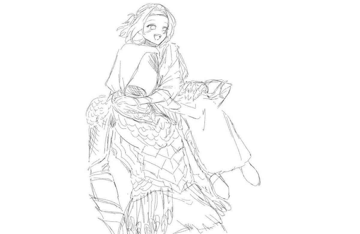 MelonTea807's tweet photo. WIP
遲到的七夕賀圖……先大概撇撇

骨架圖源下收

#EldenRing #Tarnished #OC https://t.co/RkJRTNiIry