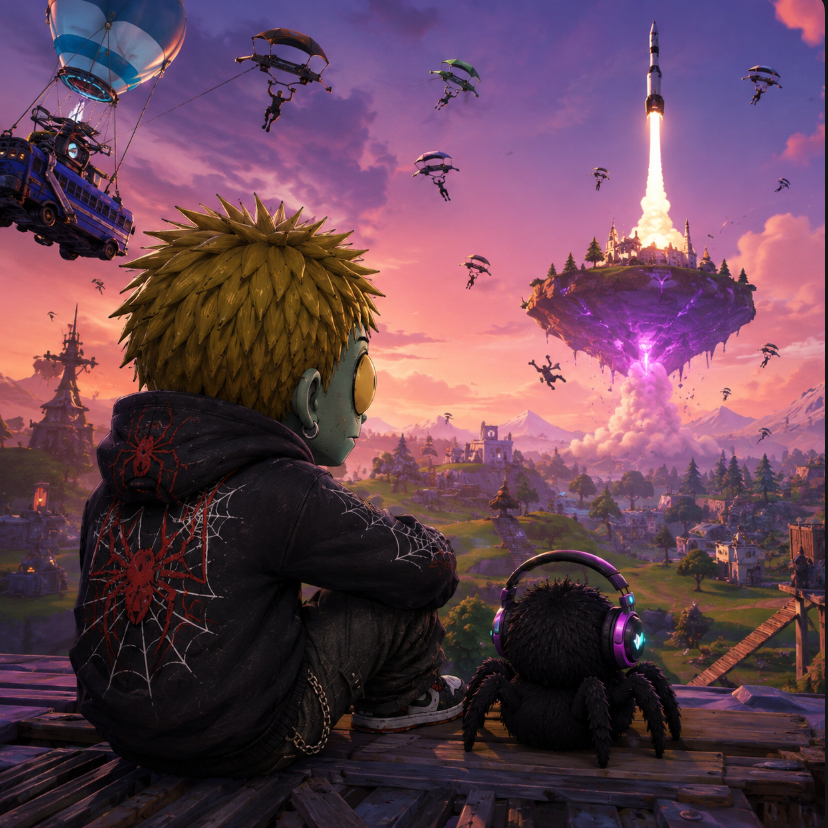 ZunoCryp's tweet photo. Yo chat, new Fortnite season drops today… 👀

So how long until someone launches a memecoin and sends it to the fucking moon?

New narrative?

I’m watching. 🕷️

#Fortnite #Solana #Memecoins #SOL #Crypto https://t.co/9Lh2CThdLu