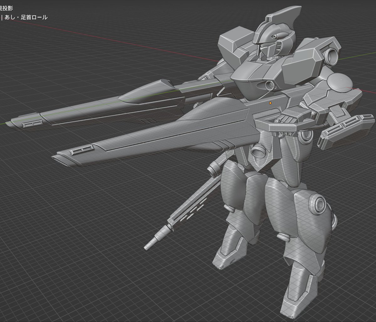 7UEvJIqpYG12798's tweet photo. #ガンダム #モビルスーツ #blender #３DCG
UC１６０年代の劣化技術量産機の続き
技術水準を維持している月の小規模勢力の主力量産機
ジャベリン相当のスペックだが装備してるのはヴェスバーな機体 https://t.co/Mpyat5jLUk