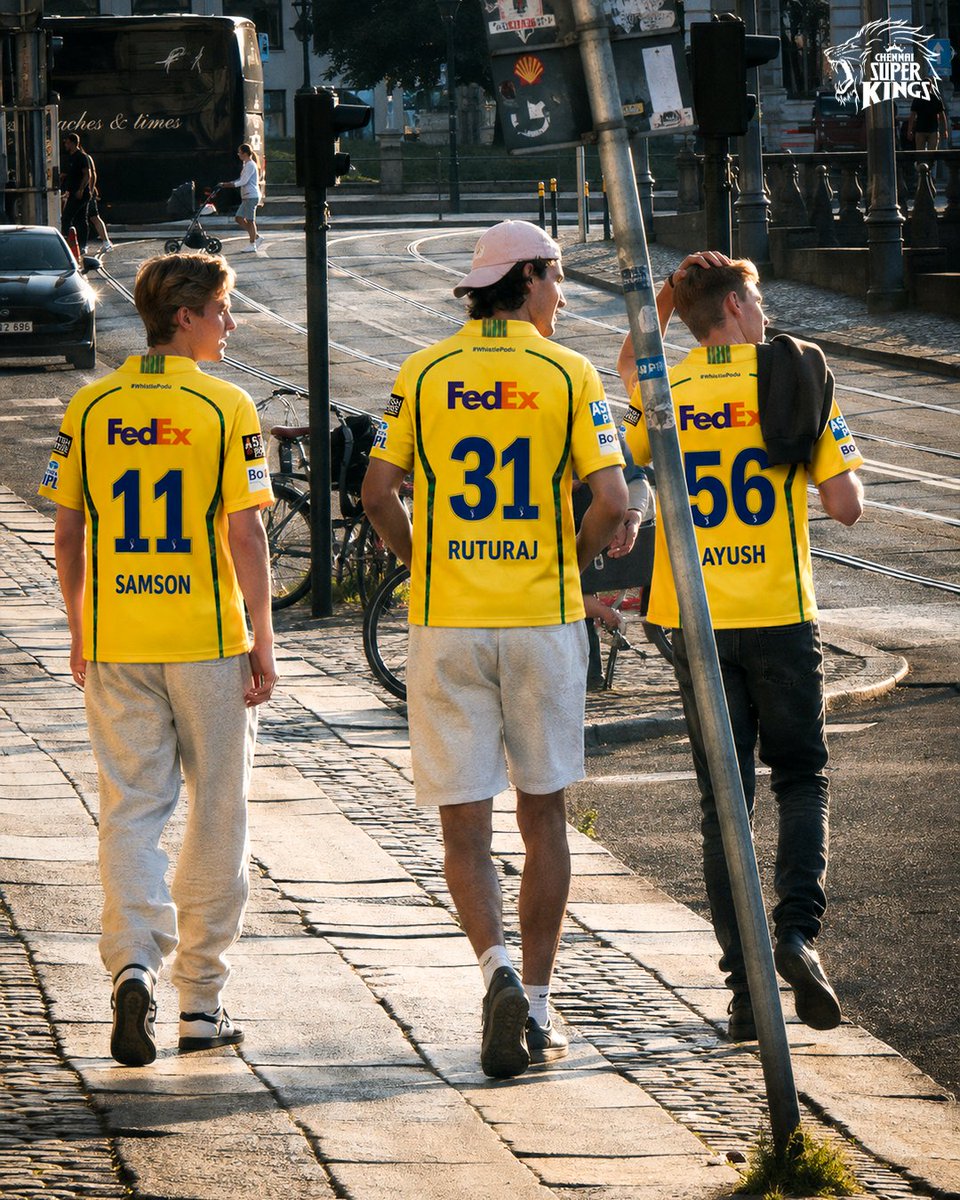 ChennaiIPL's tweet photo. Our top-order trio 🥳💛

#WhistlePodu #Yellove https://t.co/sG9uZtSLzY