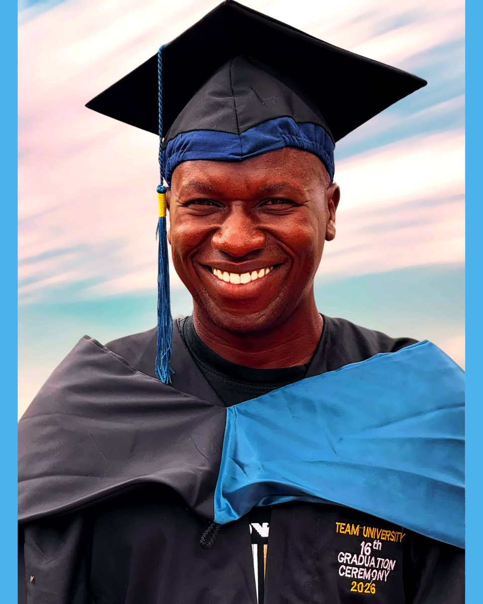 GoCDC's tweet photo. We're beyond proud to celebrate our Finance and Administration Manager, YS. Baiga Bosco Lo Joice, on his graduation with a Bachelor of Business Administration and Management, majoring in Procurement! 🎓

Congratulations, YS. Baiga Lo Joice!🔵 🎉 #goCDC https://t.co/LqYx0UKauY