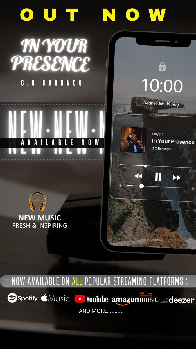 GO_Barongo's tweet photo. New Music "In Your Presence" is out now! Click the link below and listen to the whole song. Be blessed.

https://t.co/OgrwiB2X8o

#Newmusic
#Newrelease
#InYourPresence https://t.co/HI2ssO93dS