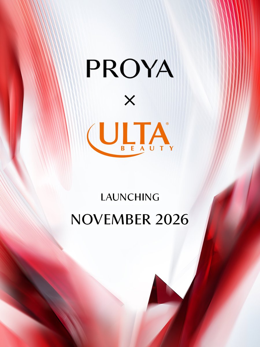 ProyaIR2025's tweet photo. PROYA is coming to @UltaBeauty! Starting this November, PROYA’s Advanced Firming Nourishing Series and Original Repair Series will be available in 400 Ulta Beauty stores across the U.S. and on https://t.co/OG6har23nY. https://t.co/RmqPDOCPhF