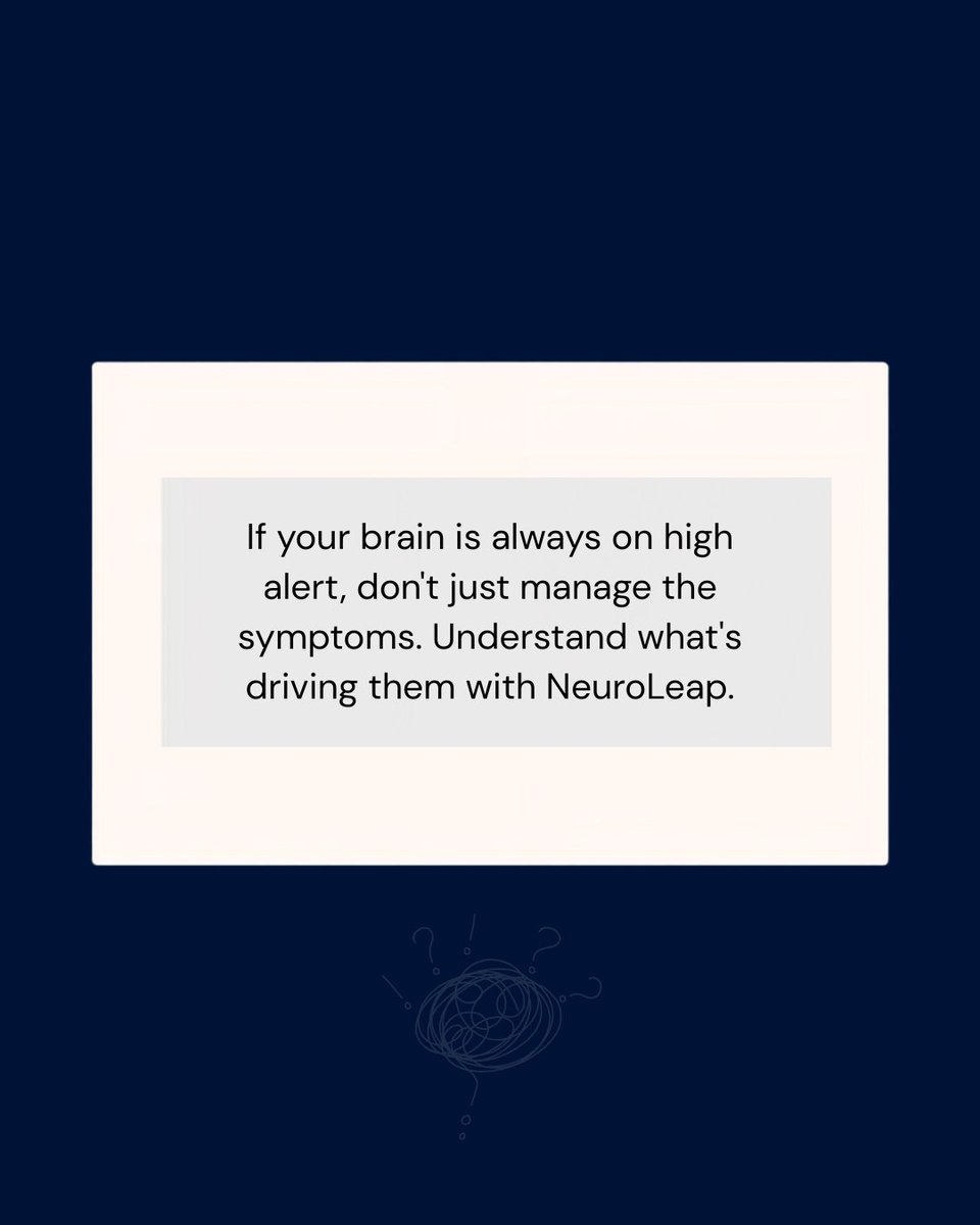 NeuroLeap's tweet photo. Sometimes anxiety looks like overthinking, constant “what if” thoughts, restlessness, or feeling mentally exhausted when everything seems fine.

Recognizing these patterns is the first step toward better brain health and mental wellness.

#AnxietyAwareness #BrainHealth https://t.co/rTby8joAyn