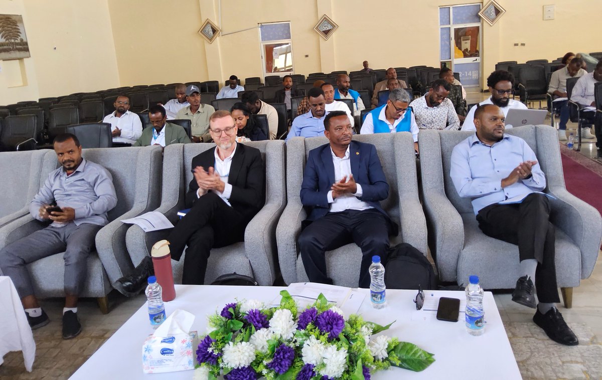 RRSEthiopia's tweet photo. An Afar delegation is in the Somali Regional State to study sustainable refugee inclusion &amp; urban settlement planning, focusing on lessons from Kebribeyah's model to adapt for Aysaita. The exchange has brought together @RRS, @UNHCR, @UNHABITAT &amp; @partners. https://t.co/vzsYgw5DvJ