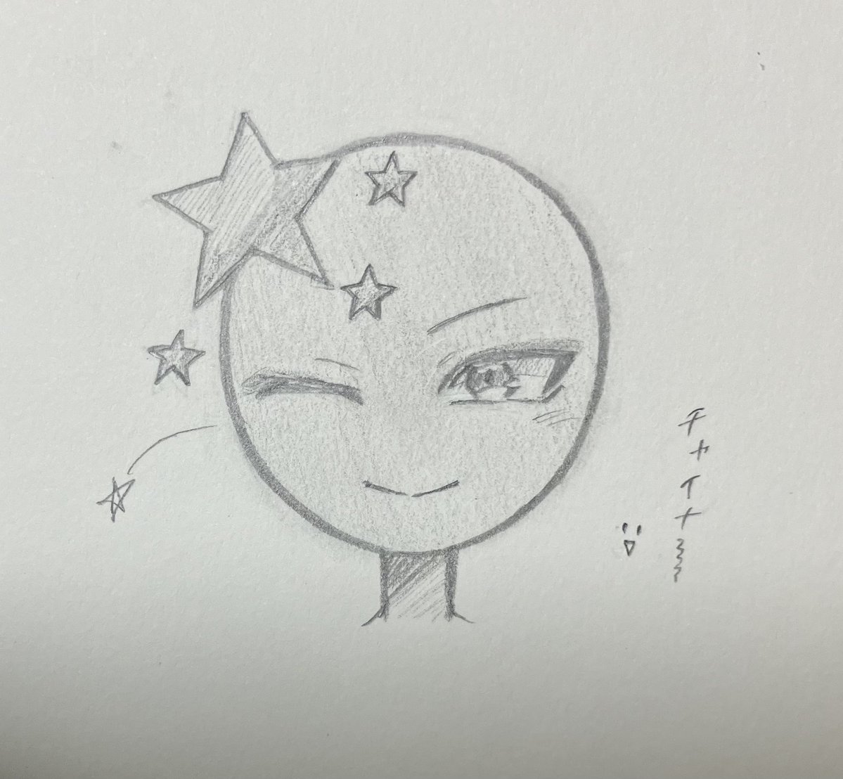 Maru_0165's tweet photo. 何気にちゃんと描いたの初めてかも...（いつかデジタルも描きます） https://t.co/fycM3v9Wxq