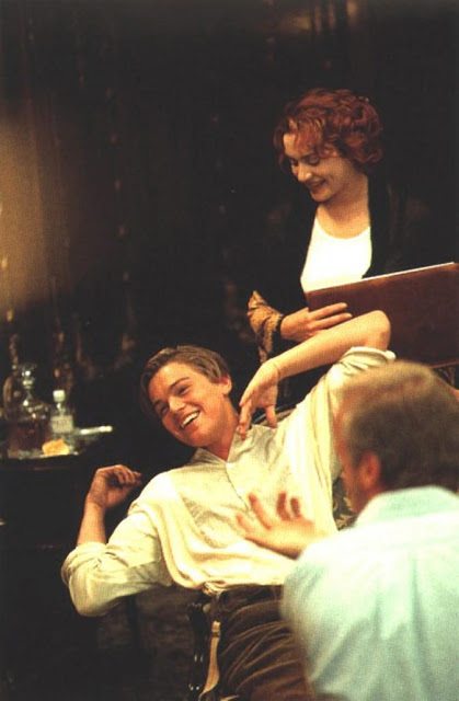 MOVIEMEMORlES's tweet photo. Titanic BTS (1997) https://t.co/8dYEv9eVXI