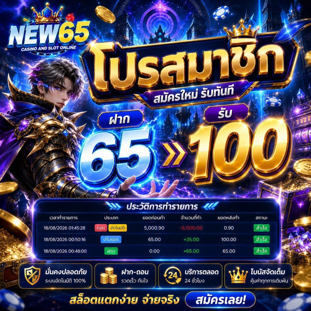 Hakimkub's tweet photo. 🔥NEW65 ใครหาพิกัดใหม่ แวะมาดู👀
🎁สมาชิกใหม่ 
♻️ฝาก 65 รับ 100 ถอนไม่อั้น
✅ฝาก-ถอนเร็ว✅เว็บมั่นคงปลอดภัย
☘️ชวนเพื่อน7%
🔱คืนยอดเสีย7% 

🎯สมัคร👉 https://t.co/HyfUaedU4k
👇ช่องทางเทเลแกรมกลุ่มแนะนำเกม👇
https://t.co/y4EhPYRZTa

#new65 #ทุนน้อย #สมาชิกใหม่ #สล๊อตpg https://t.co/04OlosoVlm