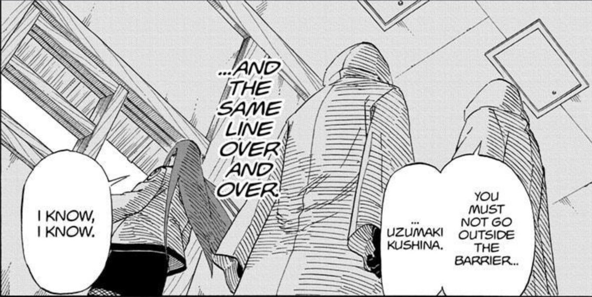 9burials's tweet photo. We never to talk about how he lured Kushina away from her clan/family to be a jinchuuriki for the leaf and then kept her in a barrier under constant watch by ANBU. Him and them bitch ass elders put this lady THROUGH IT 😭😭😭💔 https://t.co/V2EODnUQdn