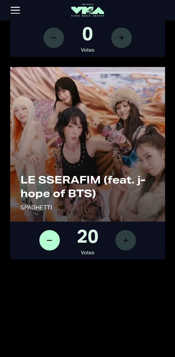 jhopeteamina's tweet photo. 🗳 #VMAs 2026 
📆Aug 18 - Sept 26, 2026 

Don't Forget to Vote!!!

📥10× daily votes on the website | 20× on double day &amp; power hour
📬Log in with your email 
⏰Daily reset at 1PM KST 
🖇️https://t.co/8TRNUnZ51o 

#jhope #SPAGHETTI https://t.co/9AxpOvNAt5