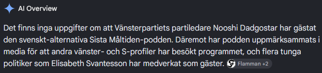 SomeAveVictoria's tweet photo. @Panshiri_M Det är fan dags att @Panshiri_M  tjatar ännu mer på VPKs pressis och får med Nooshi som gäst i er svenskt-alternativa podd!

(...är inte SM enligt egen utsago en invandrarpodd? ^^ Jag tror bestämt att Gemini missat den detaljen.) https://t.co/Czw2aMv769