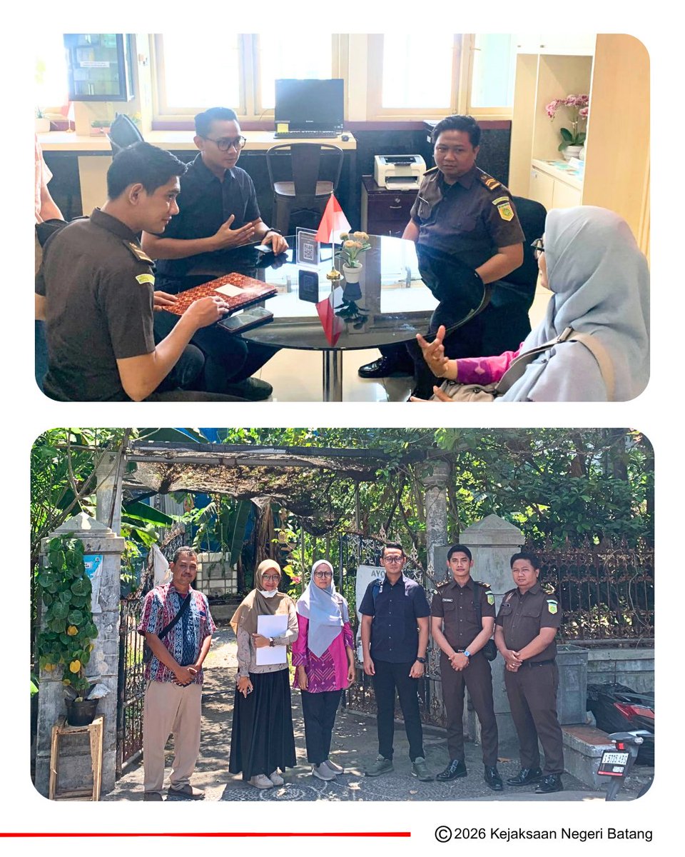 KejariBatang's tweet photo. Bidang Pengelolaan Barang Bukti dan Barang Rampasan (PAPBB) Kejaksaan Negeri Batang bersama Kantor Pelayanan Kekayaan Negara dan Lelang (KPKNL) Surabaya melaksanakan kegiatan penilaian Benda Sita Eksekusi atas nama terpidana Moh. Syihabuddin Bin (Alm) Mohammad Ismail Muzakki, https://t.co/3hAGJSOOv7