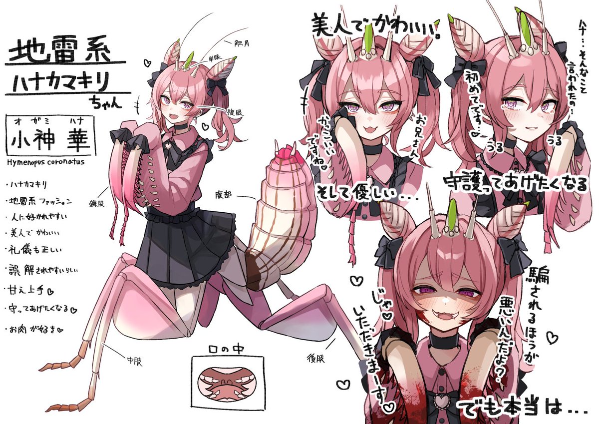 plan039's tweet photo. #一次創作祭り夏の陣2026
🌸🐝🕷️🦂
虫の擬人化ばっか描いてます https://t.co/Di1wQKCLyn