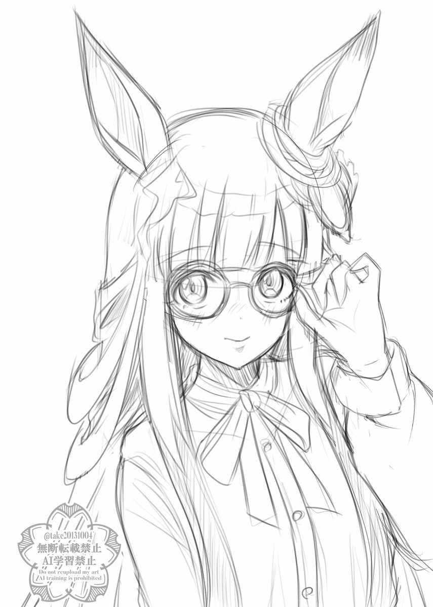 take20131004's tweet photo. メガネシリーズもっと描こうかしら https://t.co/qUXewikZML