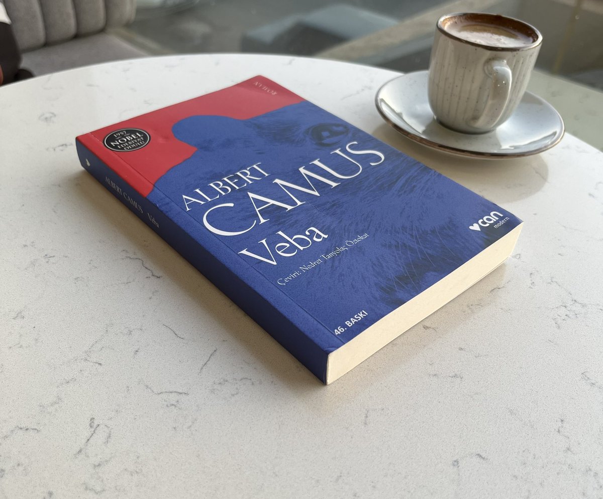 Mercan336's tweet photo. “Bir kenti tanımanın en bildik yollarından biri de insanların orada nasıl çalıştığına,nasıl sevdiğine ve nasıl  öldüğüne bakmaktır…”

Veba 
Albert Camus https://t.co/uCbXRxGxXD