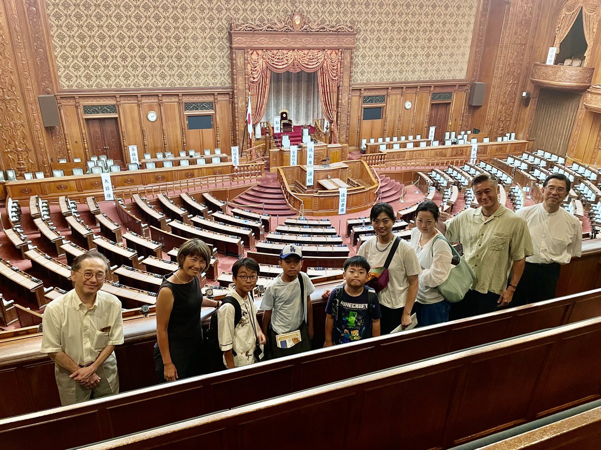 GiMinKens's tweet photo. 「国会へ行こう！」イベント実施。
夏の良い体験となったでしょうか。
ご協力いただいた関係者の皆さんに感謝です！ https://t.co/feyJelRPnq