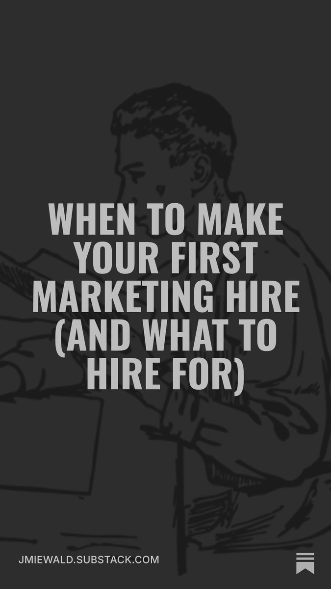 jmiewald's tweet photo. New Substack post: https://t.co/b4nlHerWhG

#MarketingLeadership #MarketingStrategy #TeamBuilding #MarketingManager #B2BMarketing https://t.co/m1nVCNXIBx