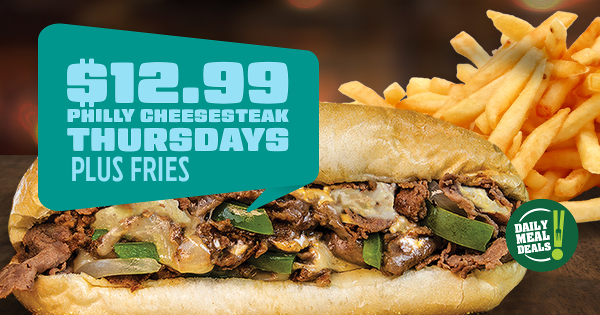 beefobradyskpt's tweet photo. 🙌PHILLY CHEESESTEAK + Fries
- $12.99 on Thursdays

🌟Thinly shaved steak grilled with green peppers and onions, topped with provolone cheese on a hoagie roll.

🍀This One Is Loaded With Flavor! Grab It Now @ Beef's! https://t.co/EqjdgYv0QV