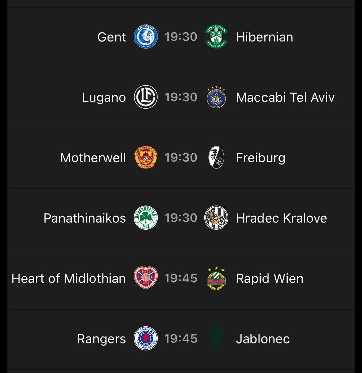 sean66915299's tweet photo. Four Scottish teams in the playoffs none of the games on television is a disgrace https://t.co/e6cyIqXGvR