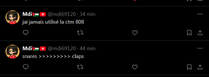 fourmesque's tweet photo. @mdi69120 pk y'a un drumkit qui parle https://t.co/XD3JPBTpZO