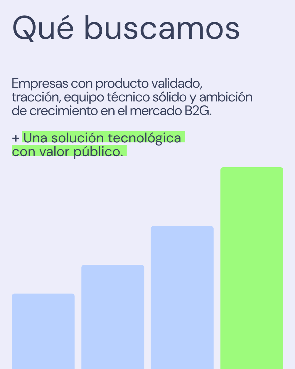 gobe_studio's tweet photo. La aceleradora de Gobe Ventures se convierte en #EscalaGovTech 🔽

Un programa B2G con más visibilidad, más referentes y más apoyo en el mercado B2G, gracias a una red que crece y se expande cada vez más.

⏰¿Te unes? Convocatoria abierta hasta el 24-09 👇https://t.co/HNmbAjFar1 https://t.co/HXqrI5exl6