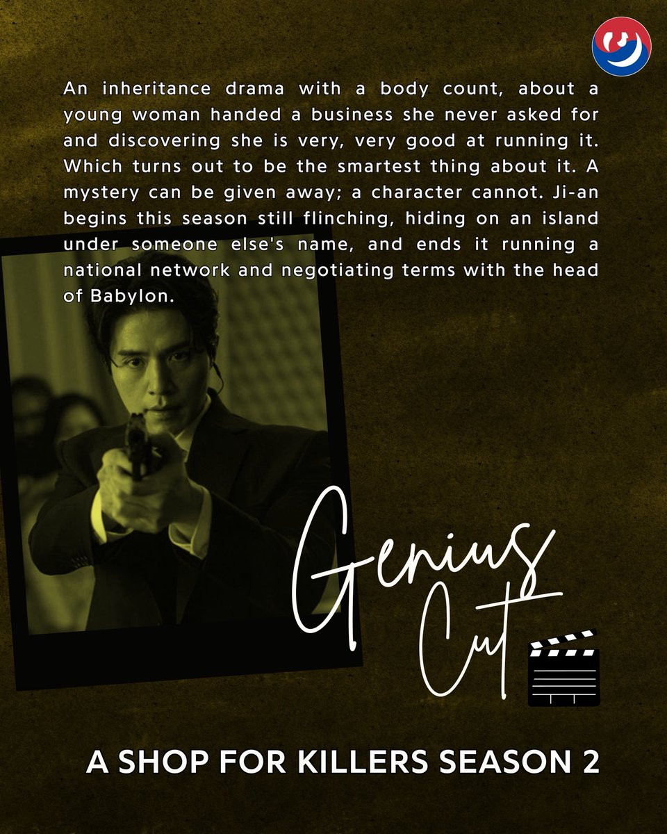 Genius_kor's tweet photo. We’re celebrating one year of #GeniusCut with an August edition so good, we couldn’t wait until the end of the month!

Genius Korea dives into #AShopForKillers Season 2, an inheritance drama with a body count. 

Read now ➡️ https://t.co/W5CYw4hWQT https://t.co/xr3SiVwMWp